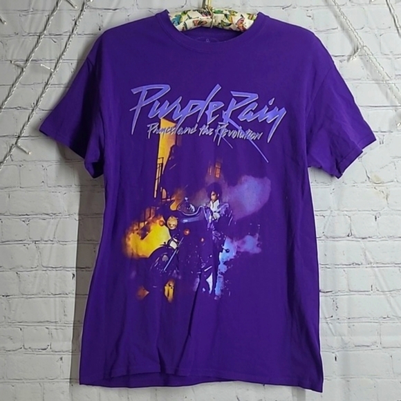 Vintage Y2K Official Prince Purple Rain Violet Tee Tshirt Unisex Size Medium - Picture 7 of 15